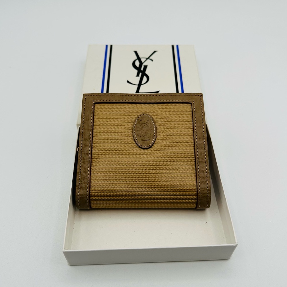 Yves Saint Laurent Tan Wallet - Vintage
